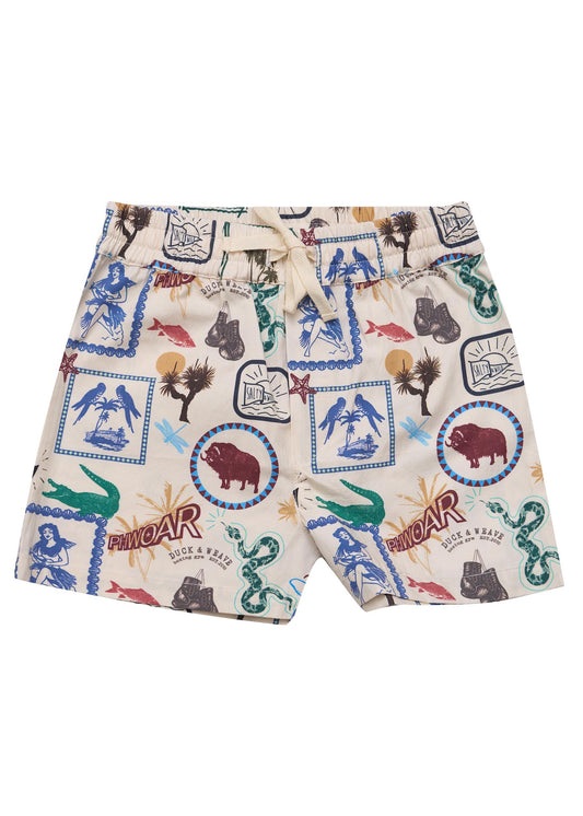 Archie Shorts-Adventure Print