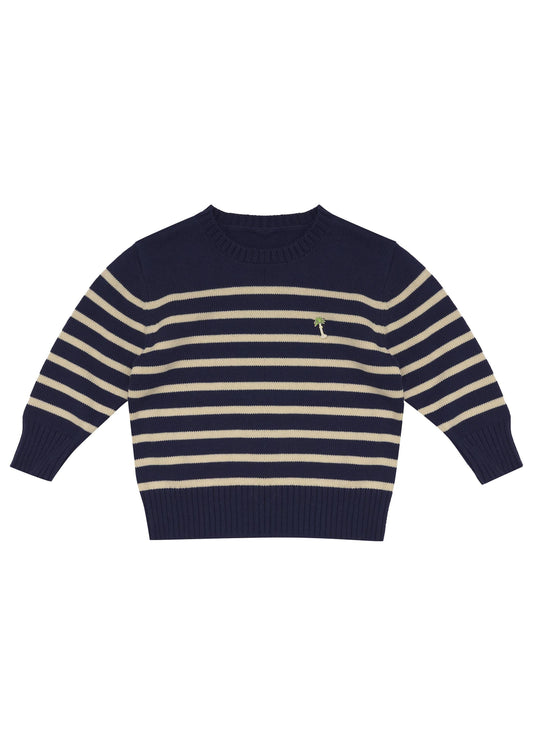 Coco Jumper-Navy/Cream