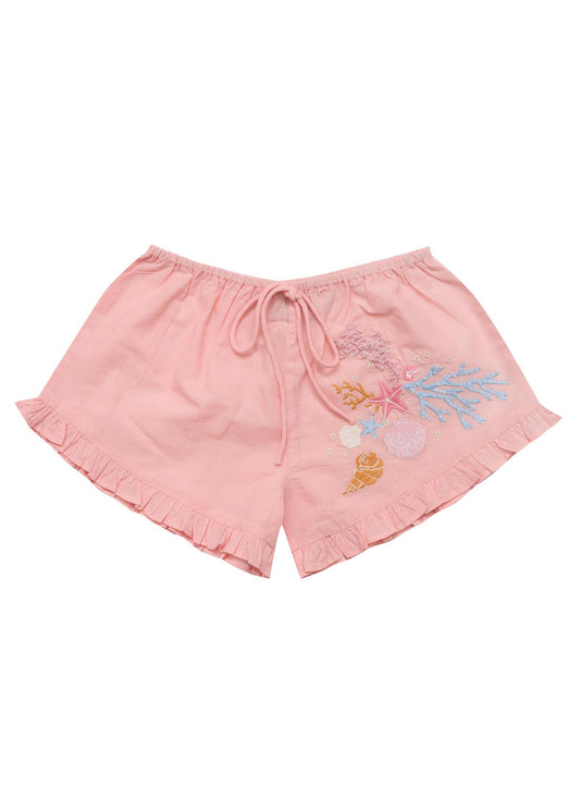 Gia Shorts-Pink Coral