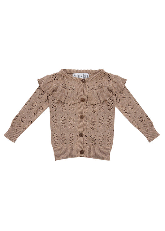 Magnolia Knitted Cardigan - Gumnut