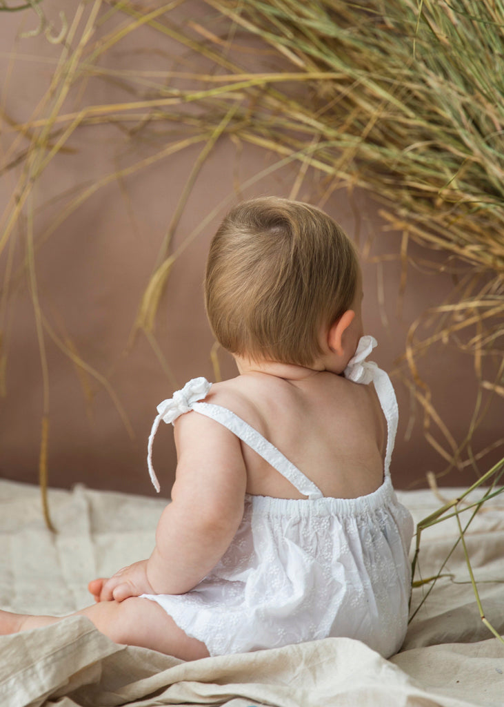 Babies Breath Romper - Coconut Blossom