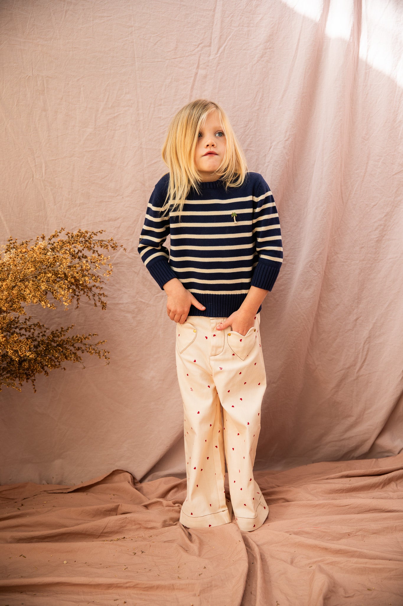 Coco Jumper-Navy/Cream