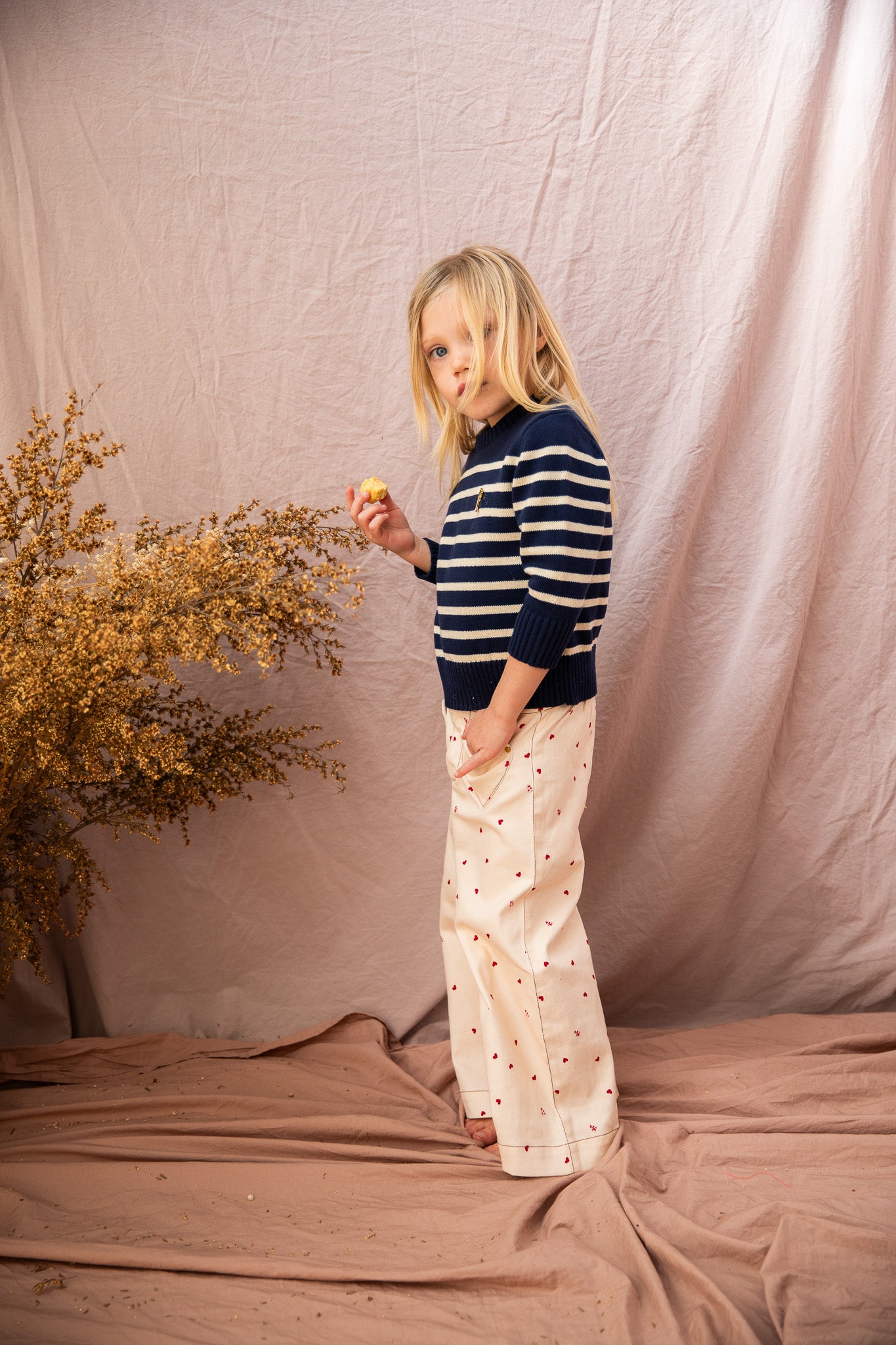 Coco Jumper-Navy/Cream