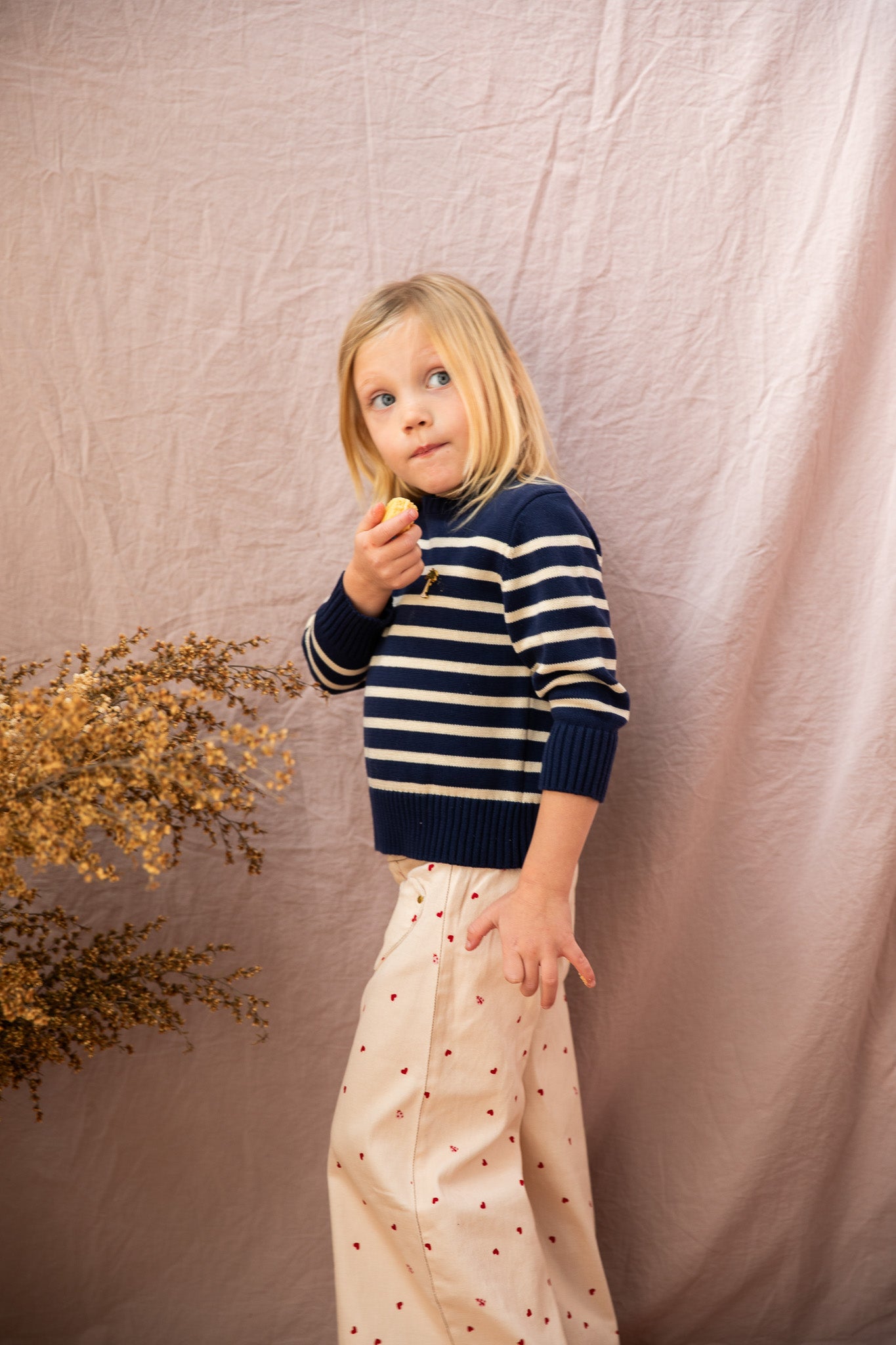Coco Jumper-Navy/Cream