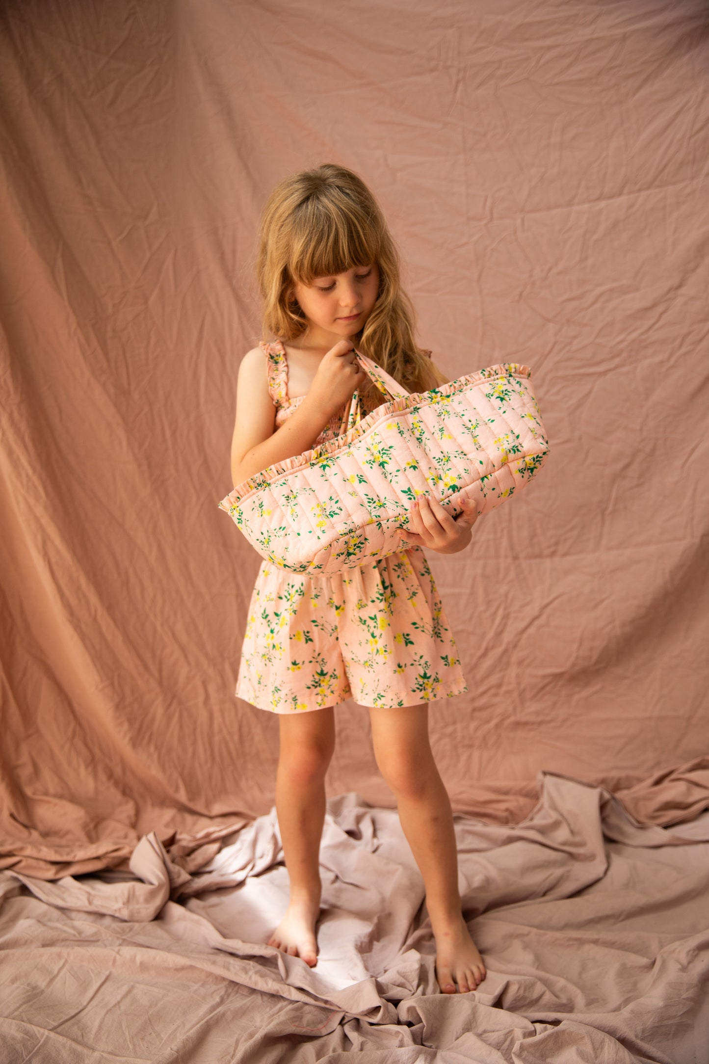 Doll Carrier-Picnic Blooms