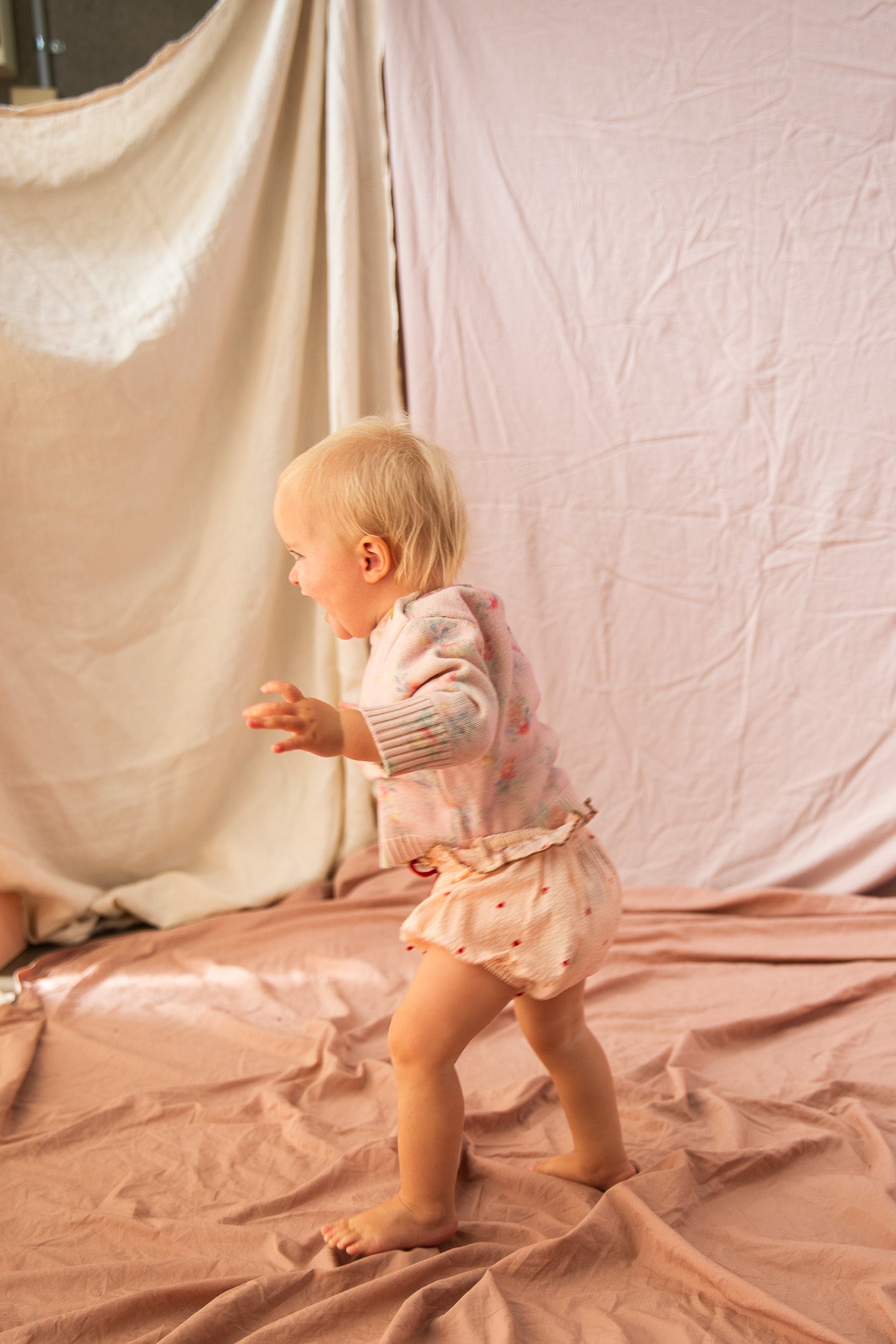 Gabriella Nappy Pants-Piggy Pink Love Bug