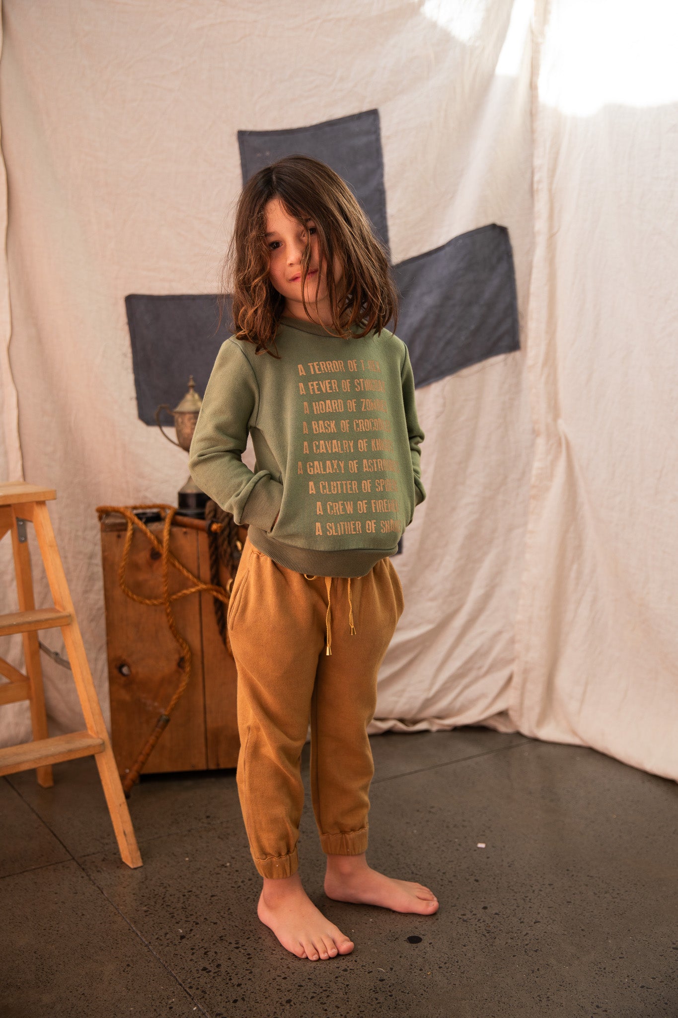 Gang Jumper-Olive