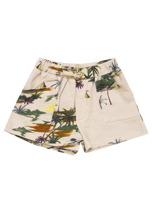 Levi Shorts-Island In the Sea