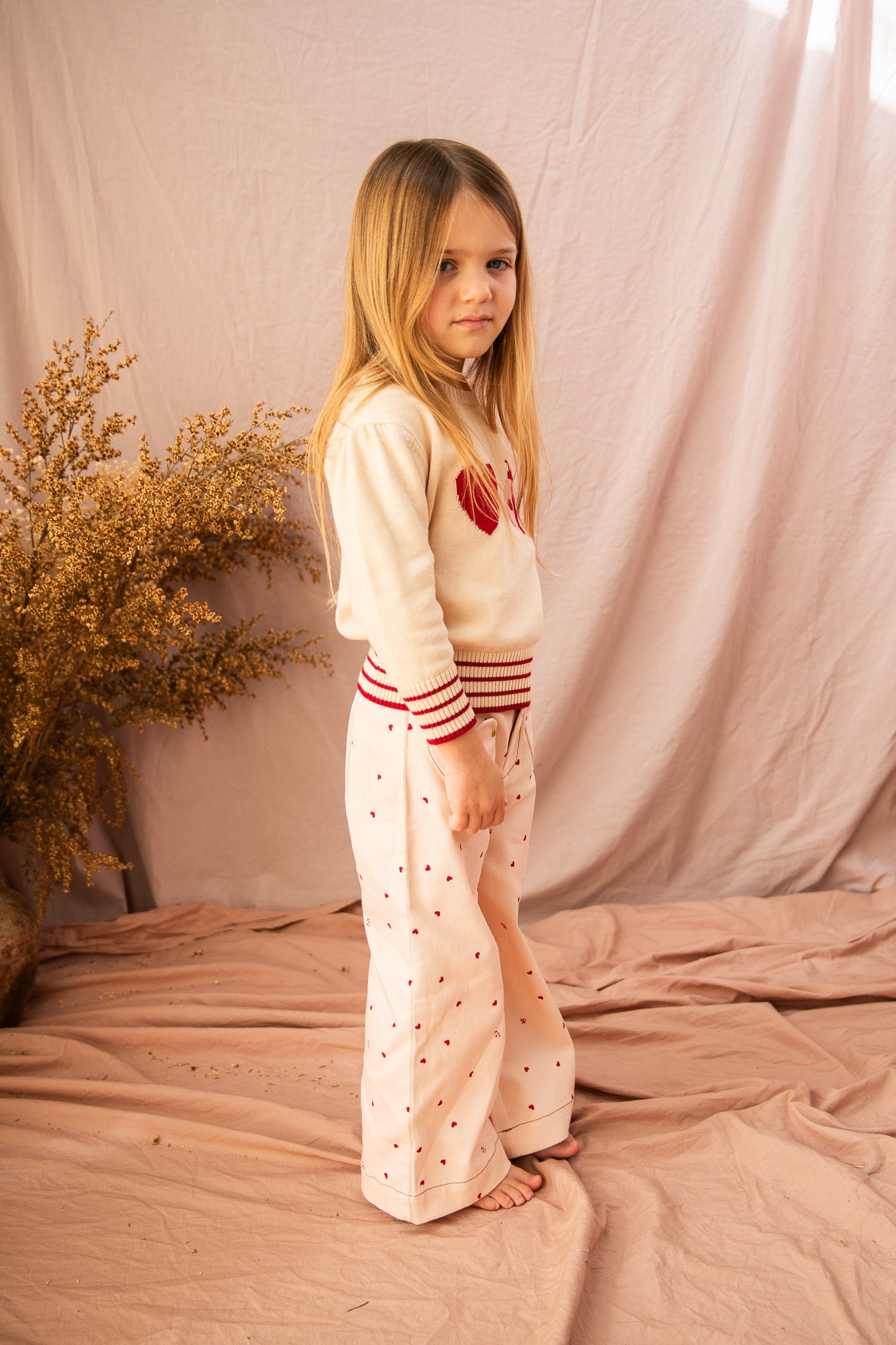 Little Lady Bug Jumper-Sandstone