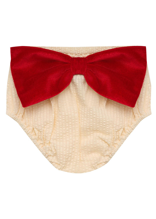 Tinsel Nappy Pants-Custard