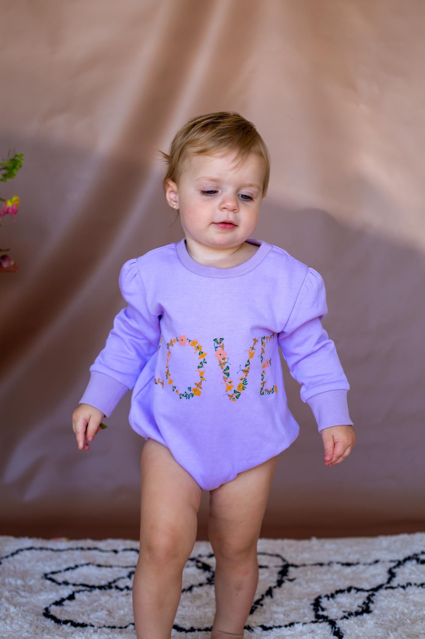 Bessie Romper - Periwinkle Love