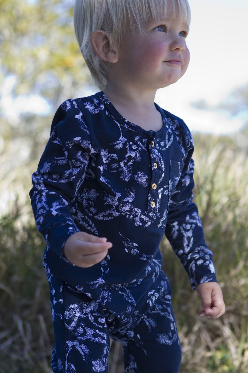 Pheonix Romper - Serpent - Lake