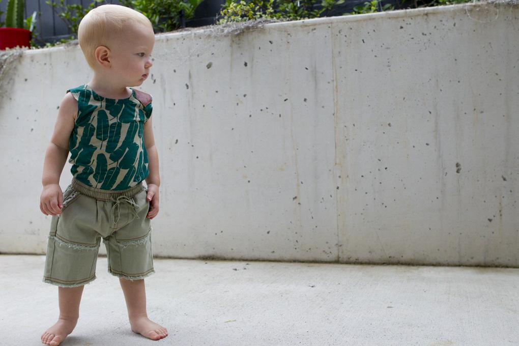 Brucey Romper - Banana Palm
