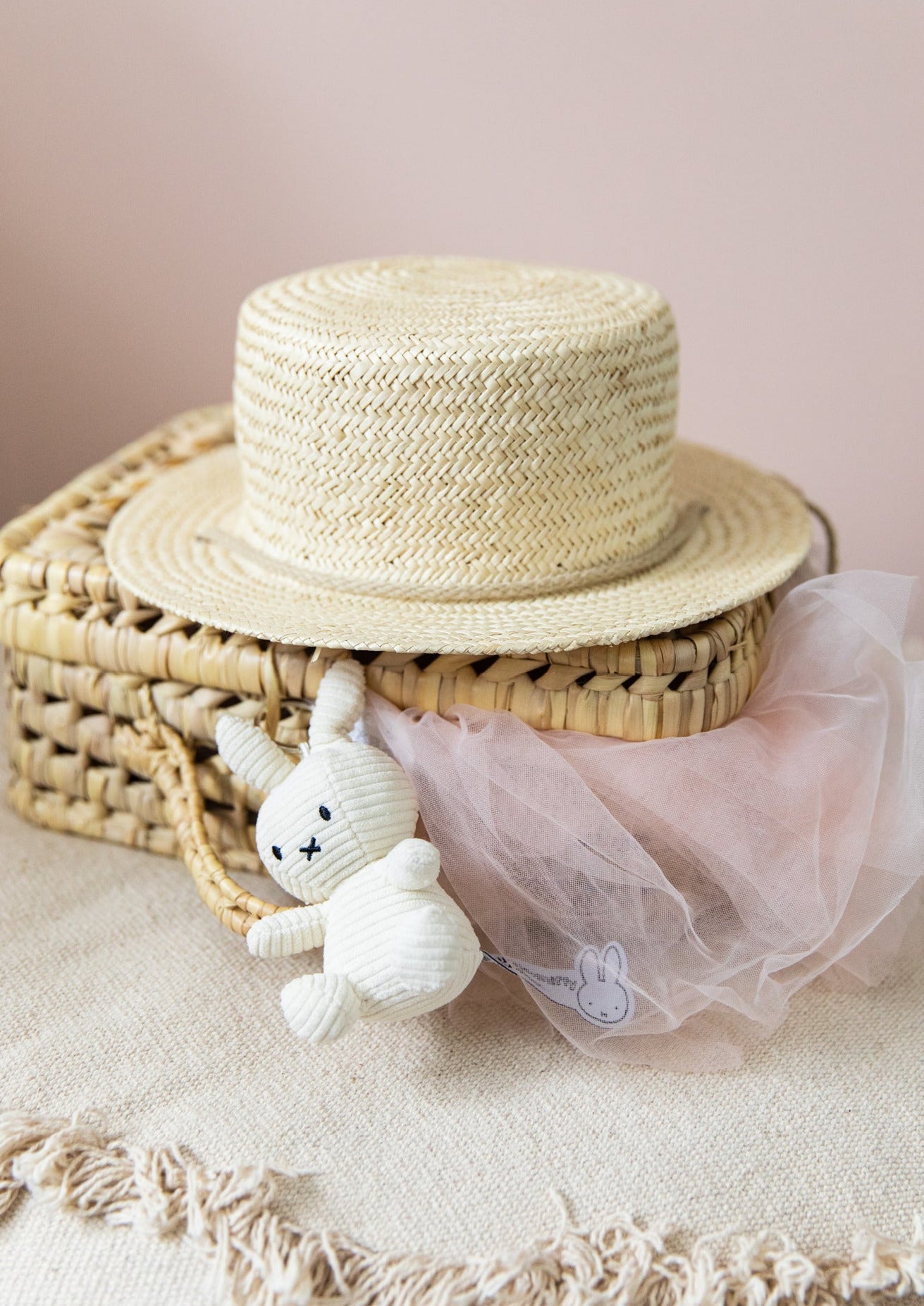 Miffy Keychain Corduroy Offwhite