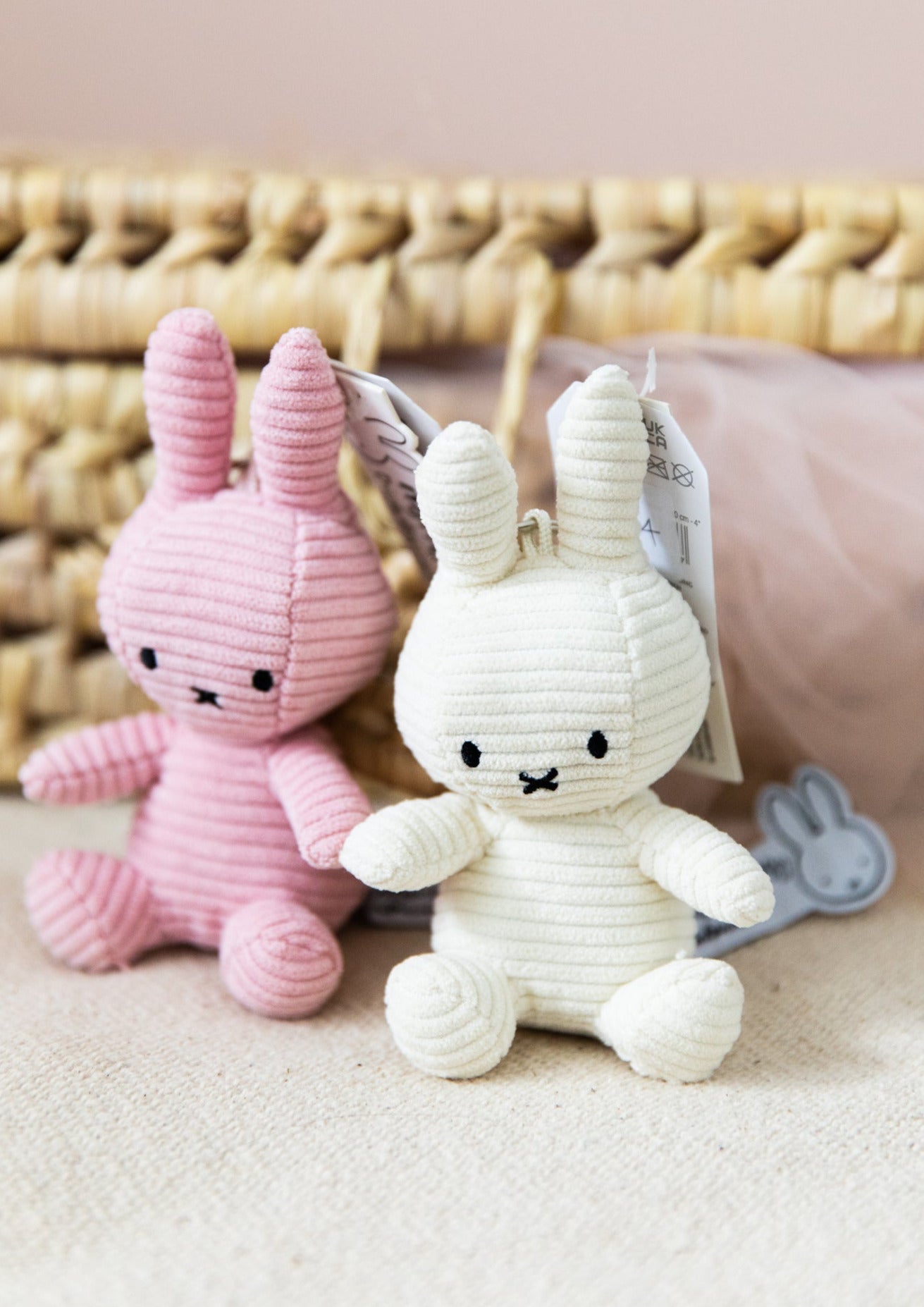 Miffy Keychain Corduroy Offwhite