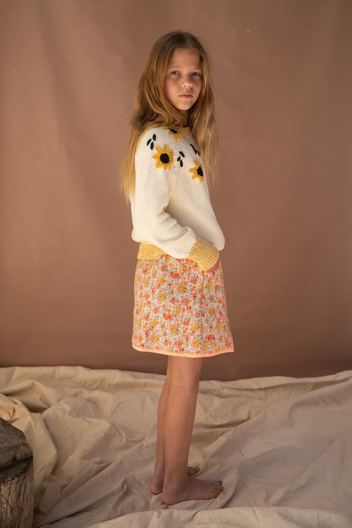 Dahlia Knitted Jumper - Rice