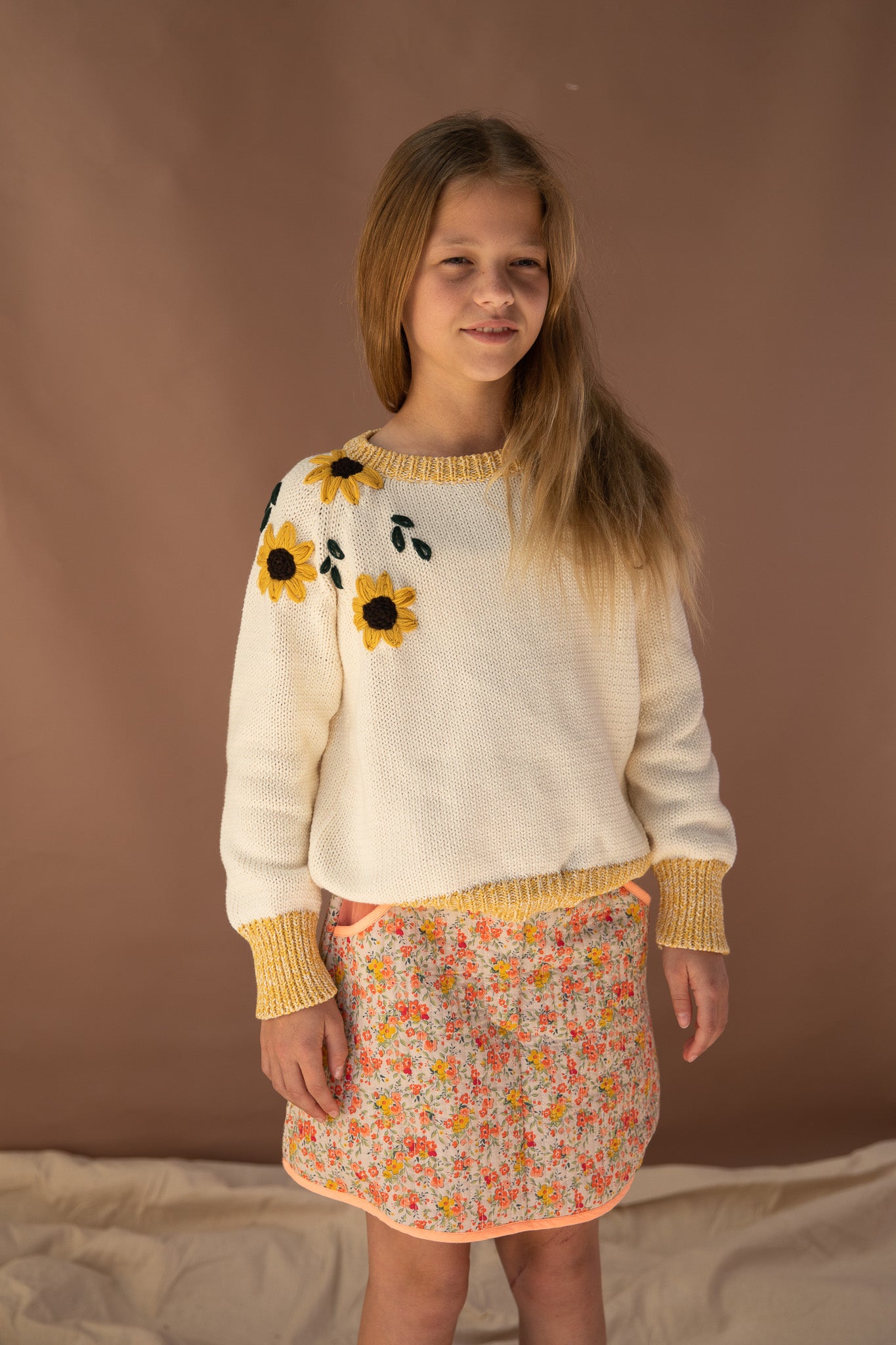 Dahlia Knitted Jumper - Rice