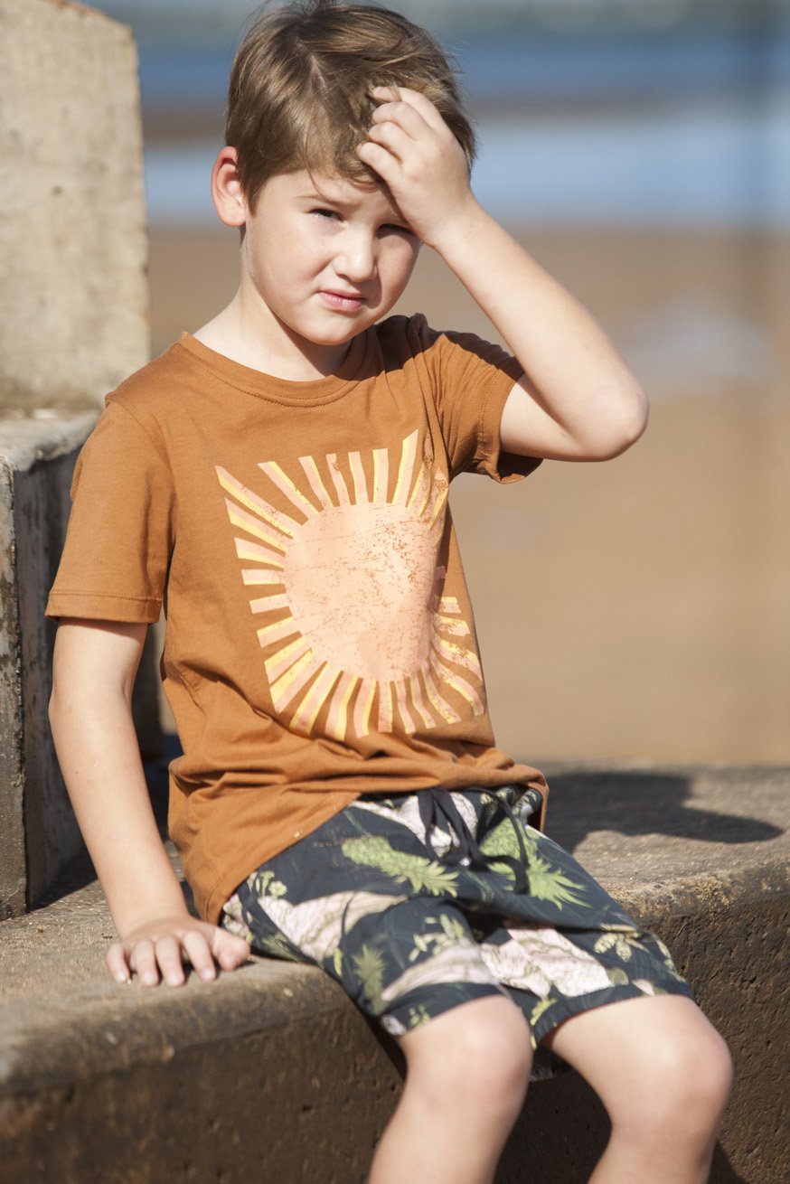 Lewis T-Shirt - Mud Suthern Sun