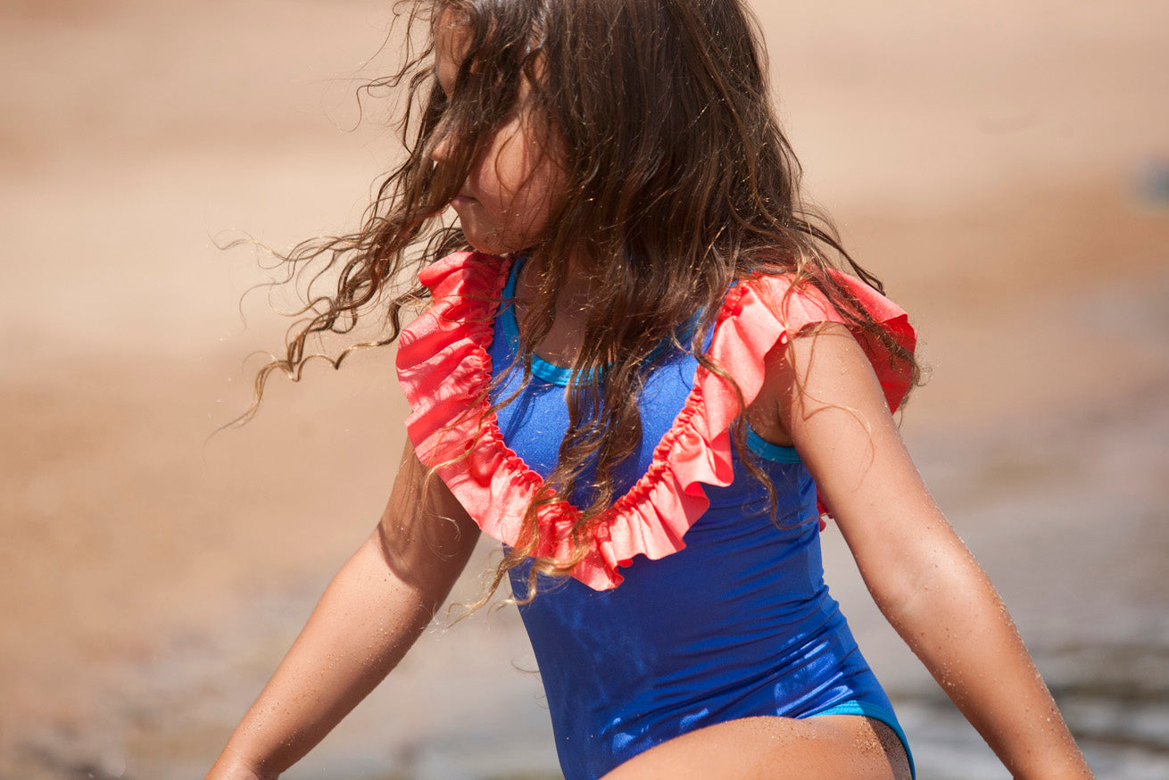Roxette Leotard -Reef Blue