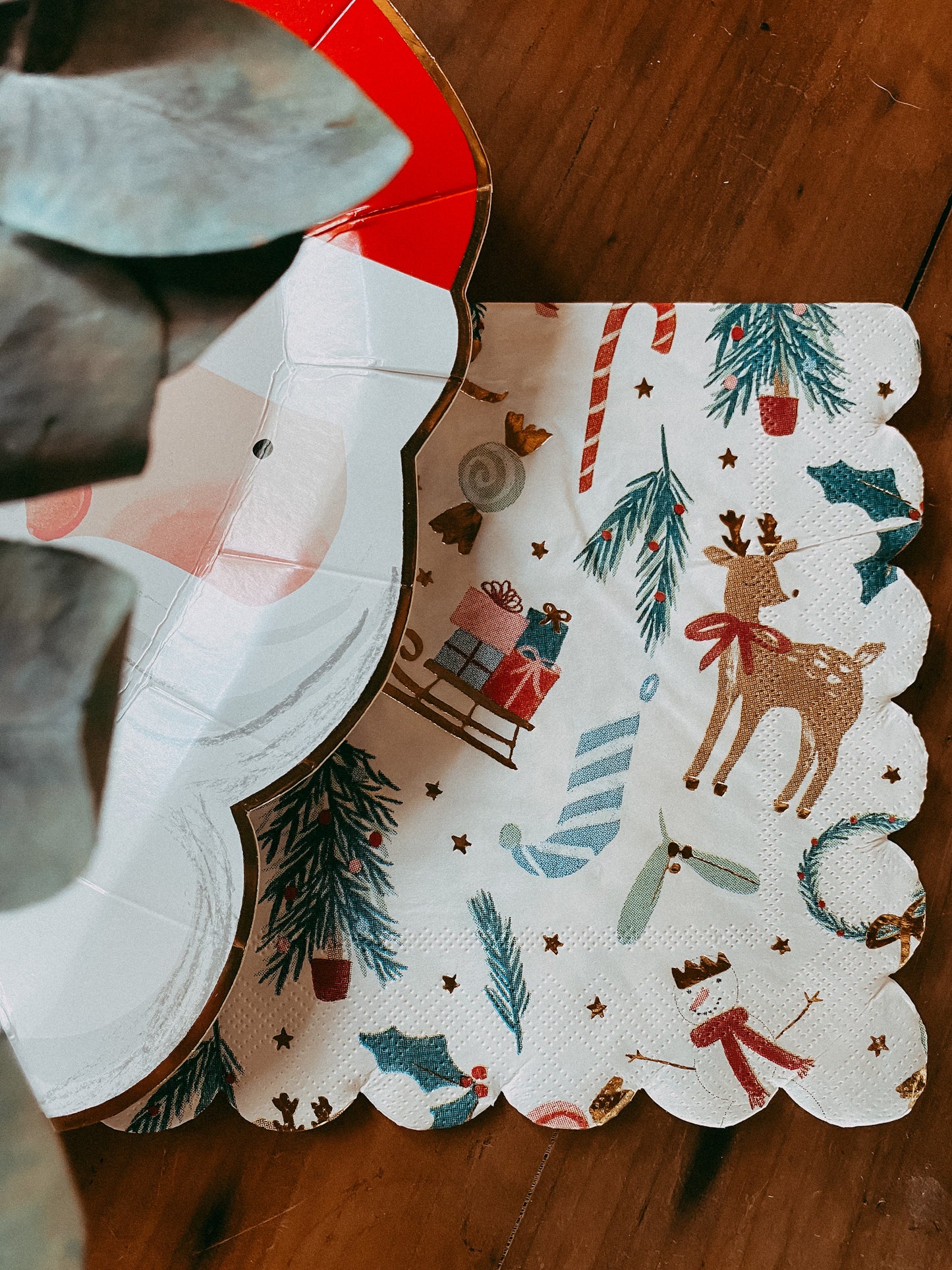 Festive Motif Large Napkins