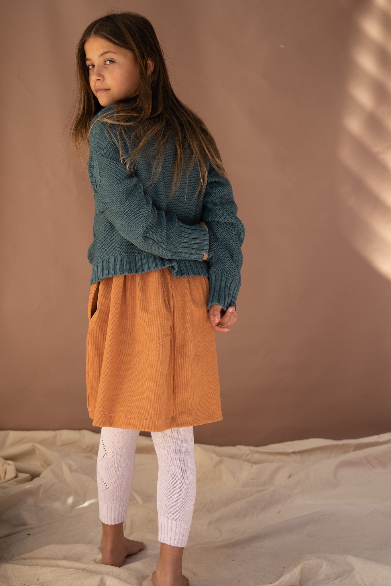 Minty Knitted Jumper - Deep Sea