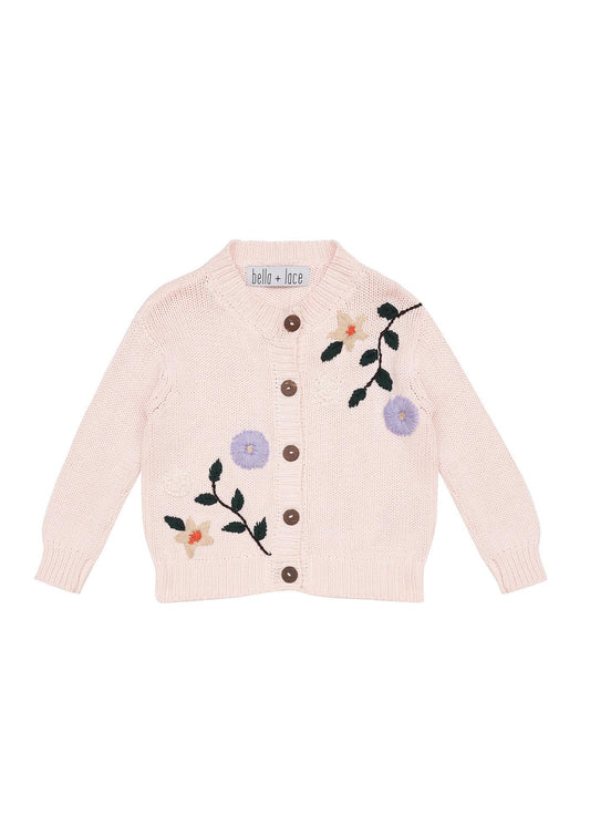 Elizabeth Cardigan - Pink Rose
