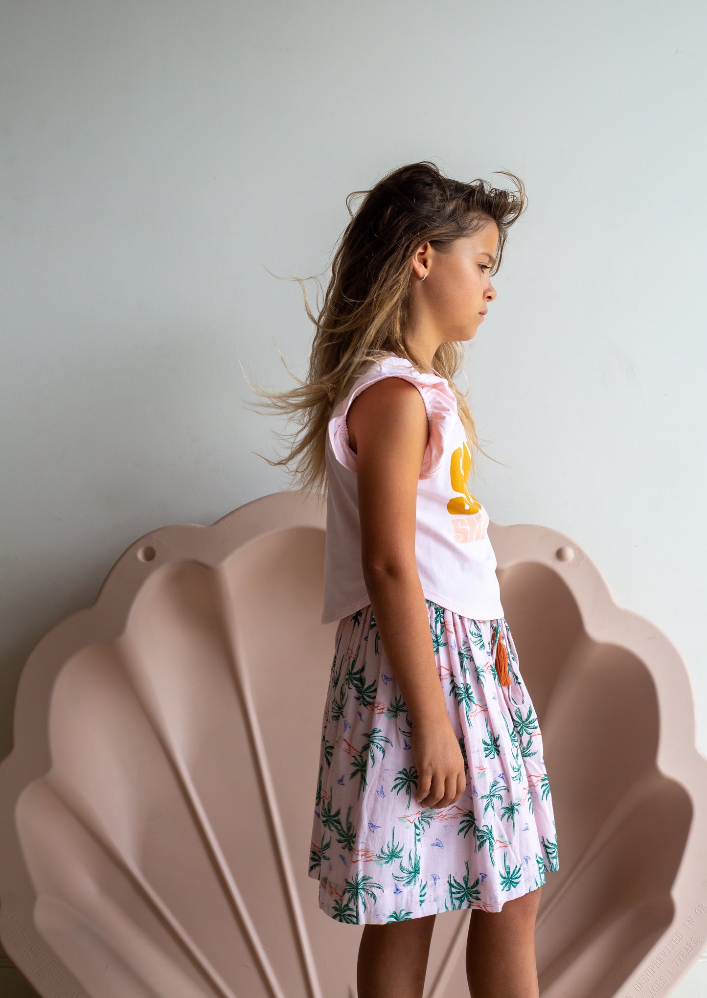 Talia Skirt - Pink Pacific