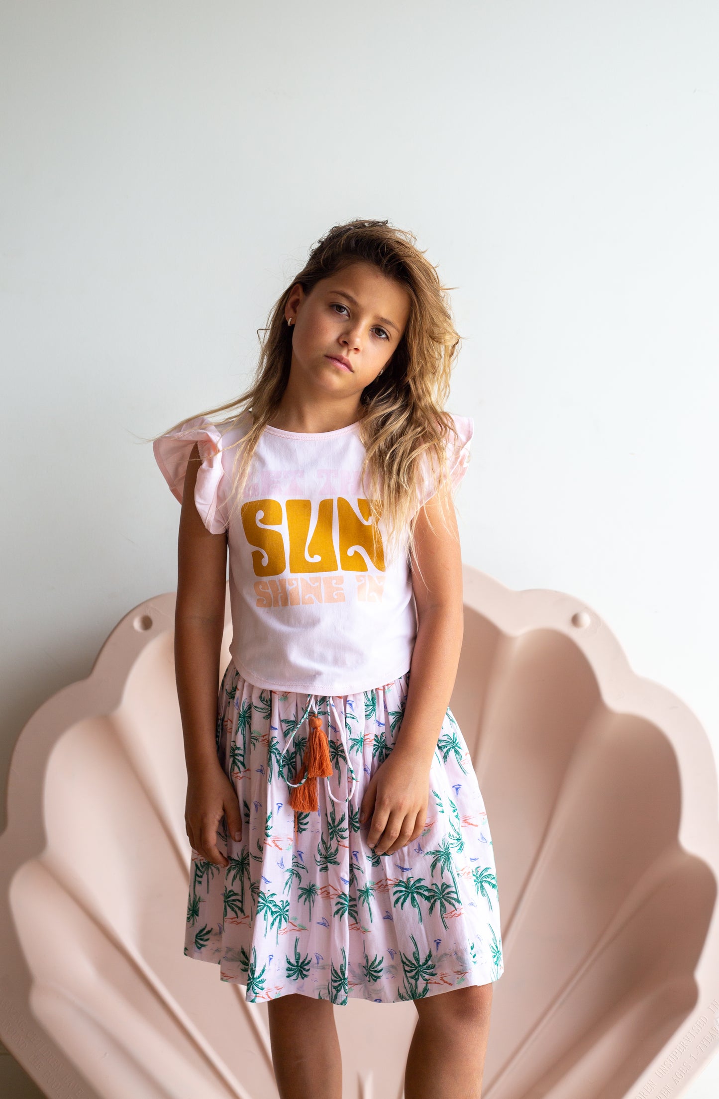 Talia Skirt - Pink Pacific