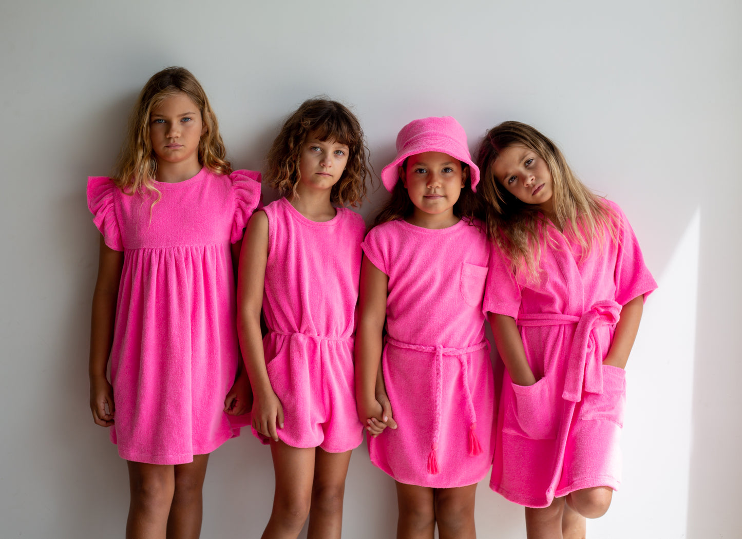 Sunday Terry Beach Robe - Neon