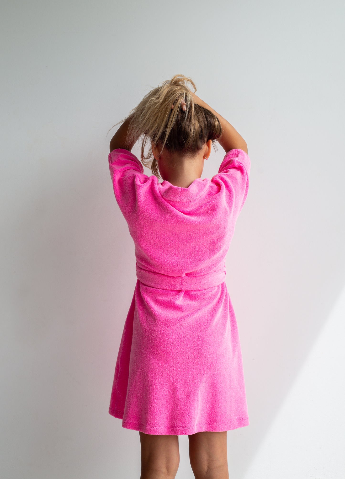 Sunday Terry Beach Robe - Neon