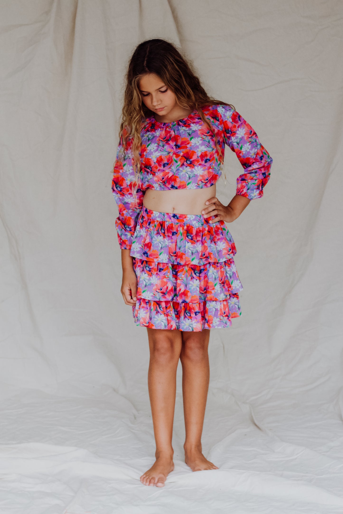 Rara Skirt - Purple Shampoo - Summer Field
