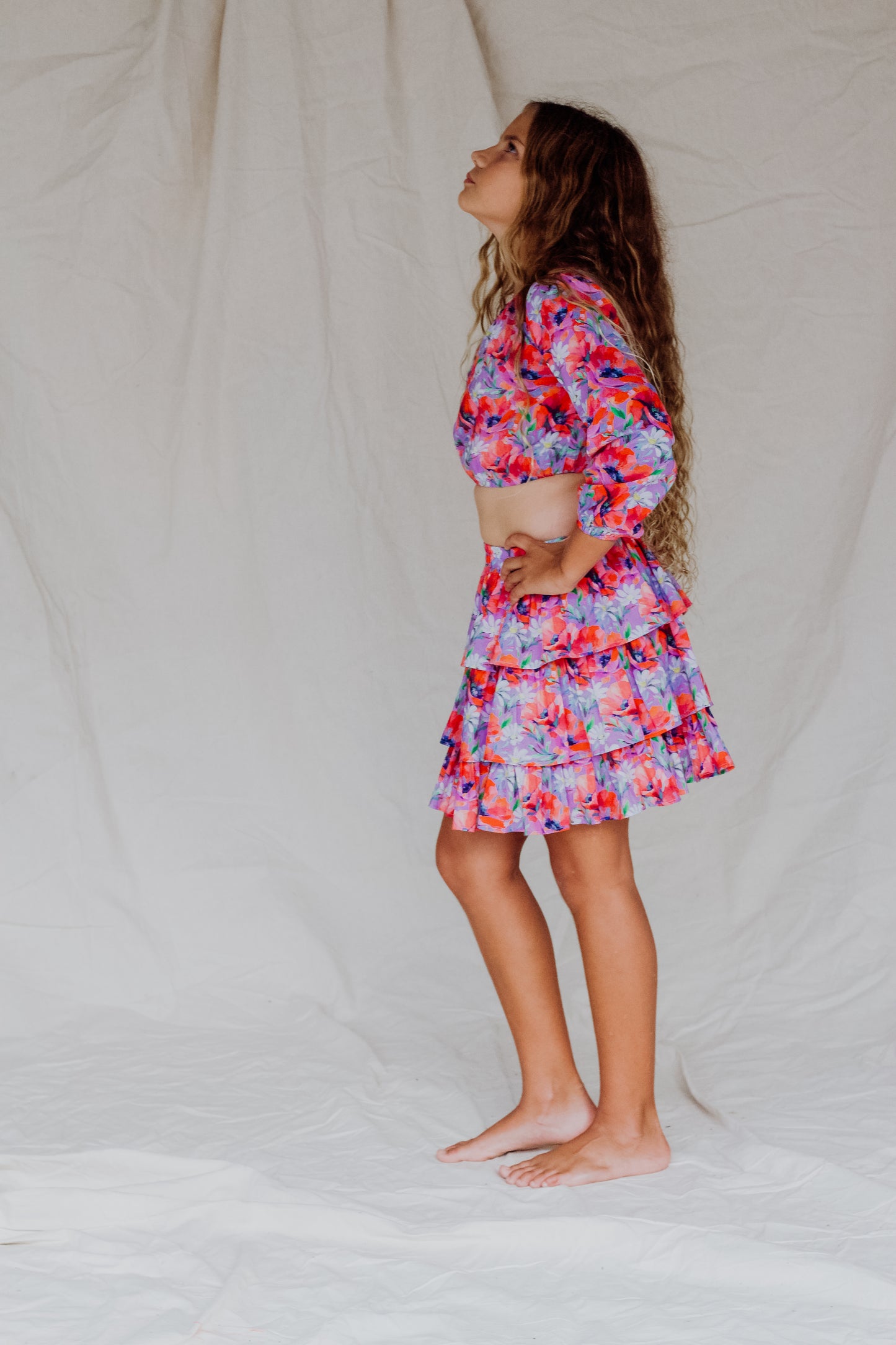 Rara Skirt - Purple Shampoo - Summer Field