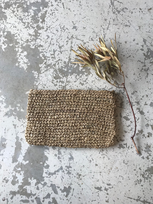 Woven Clutch - Natural