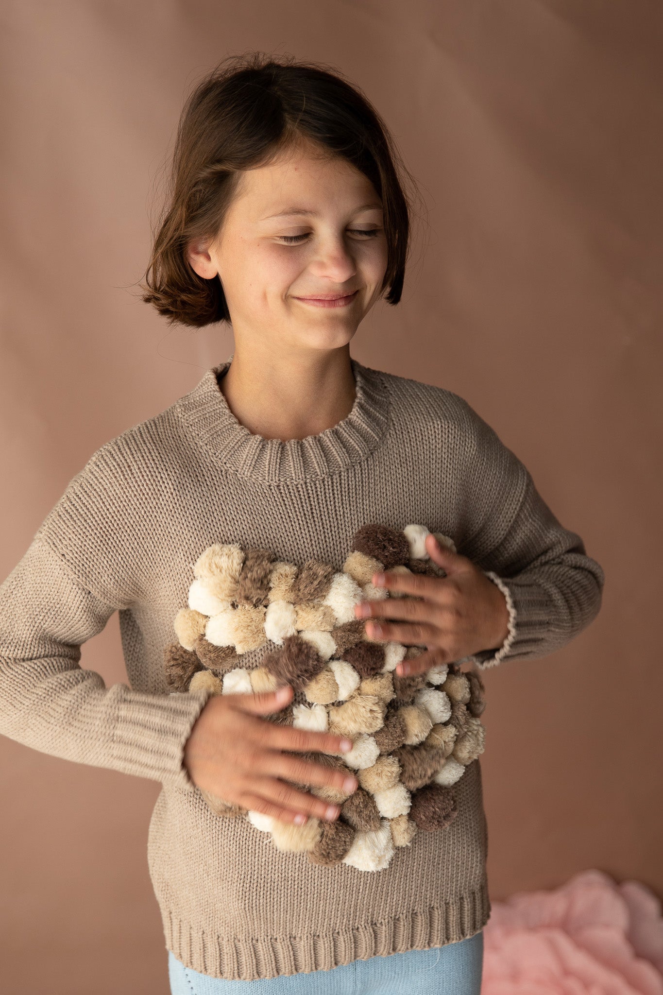 Rosie Knitted Jumper - Gumnut