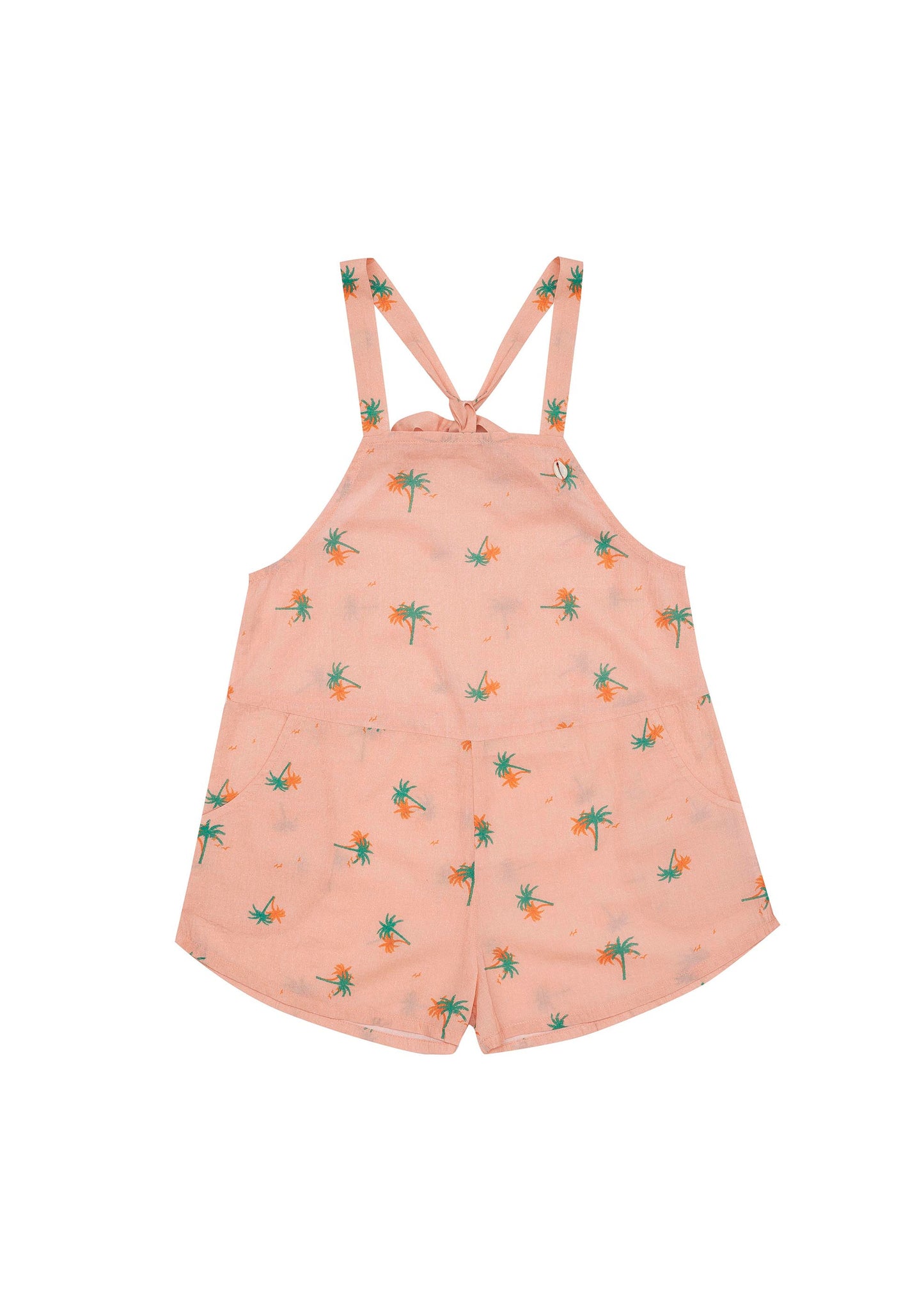 Saige Jumpsuit - Tropical Peach Day Dream