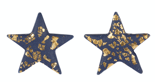 Star Earrings - Midnight