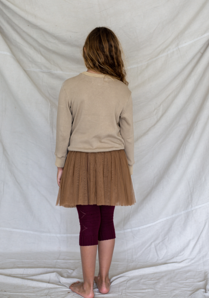 Knitted Leggings - Mulberry Jam