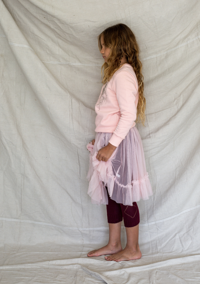 Knitted Leggings - Mulberry Jam
