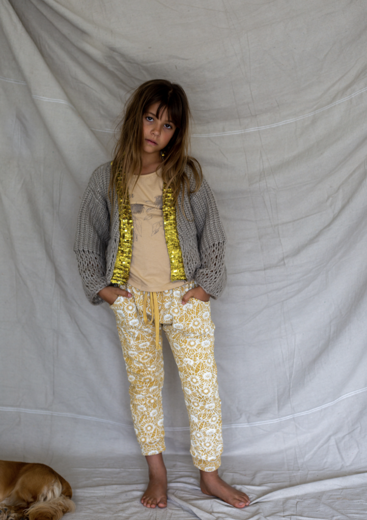 Ziggy Tee - Canvas with Milo Sunflower