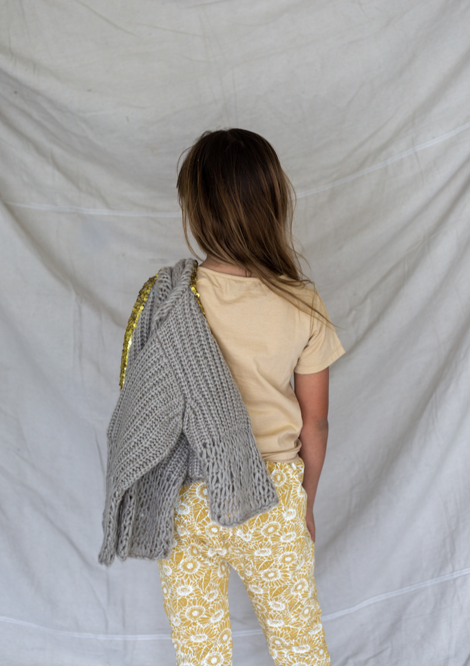 Ziggy Tee - Canvas with Milo Sunflower