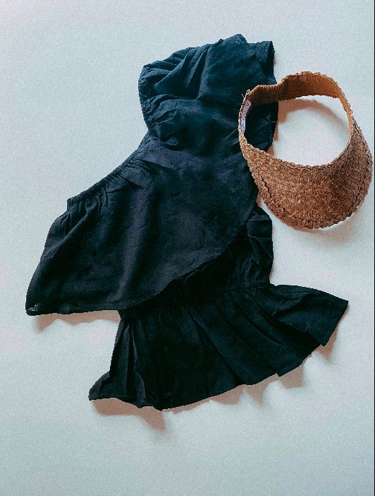 Kylie Top - Black Dobby