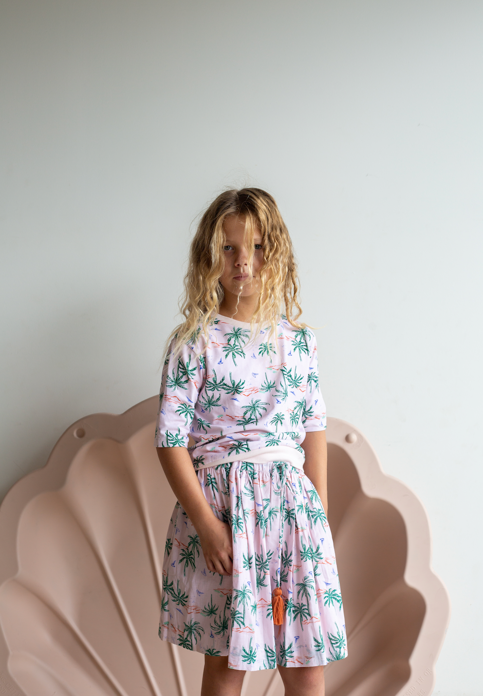 Talia Skirt - Pink Pacific