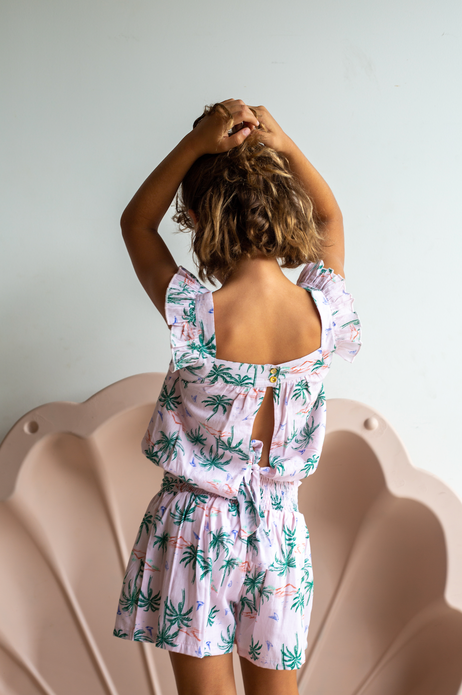 Pearl Shorts - Pink Pacific