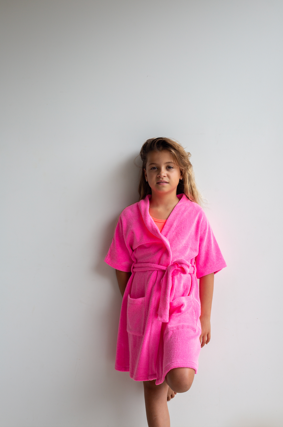 Sunday Terry Beach Robe - Neon