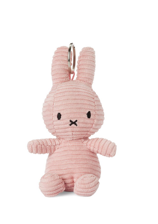 Miffy Keychain Corduroy Pink