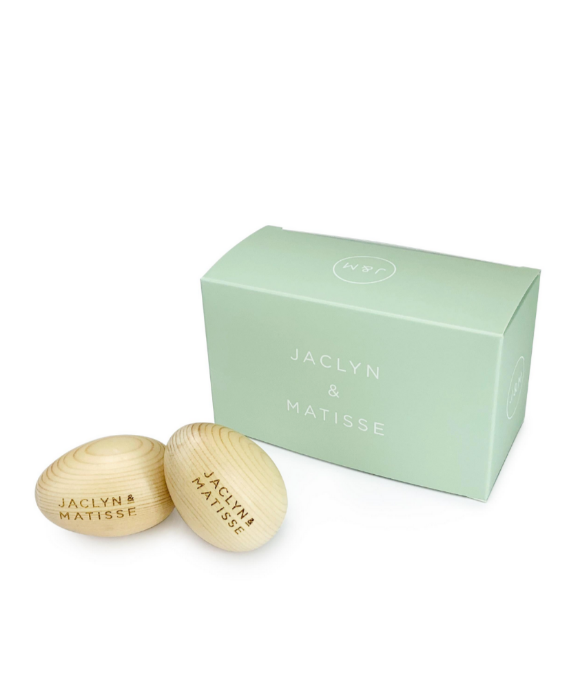 Wooden Egg Shaker Pair