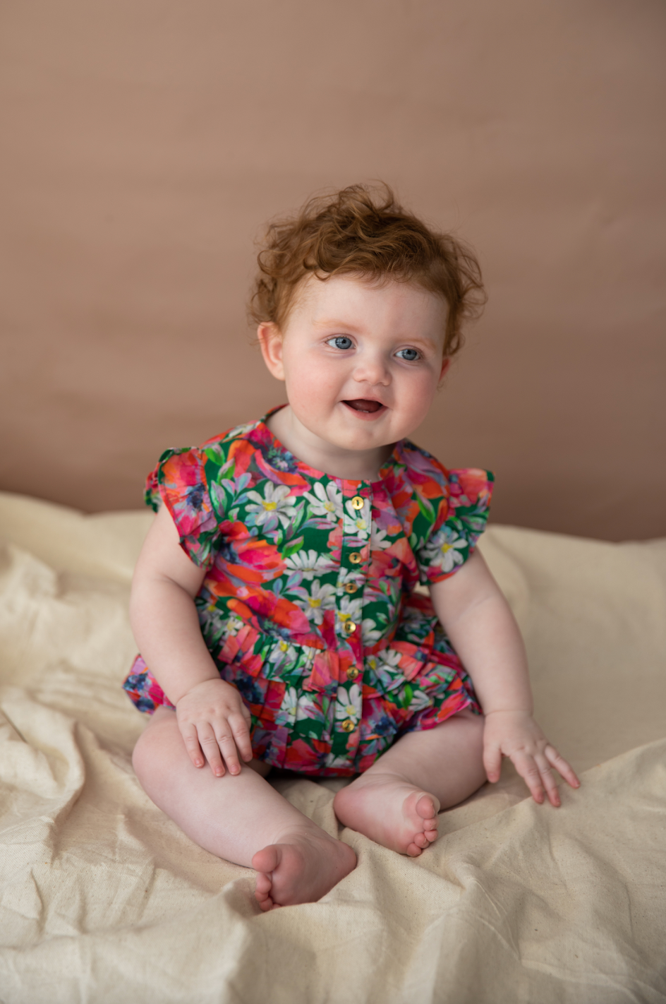 Leah Romper - Foliage - Summer Fields