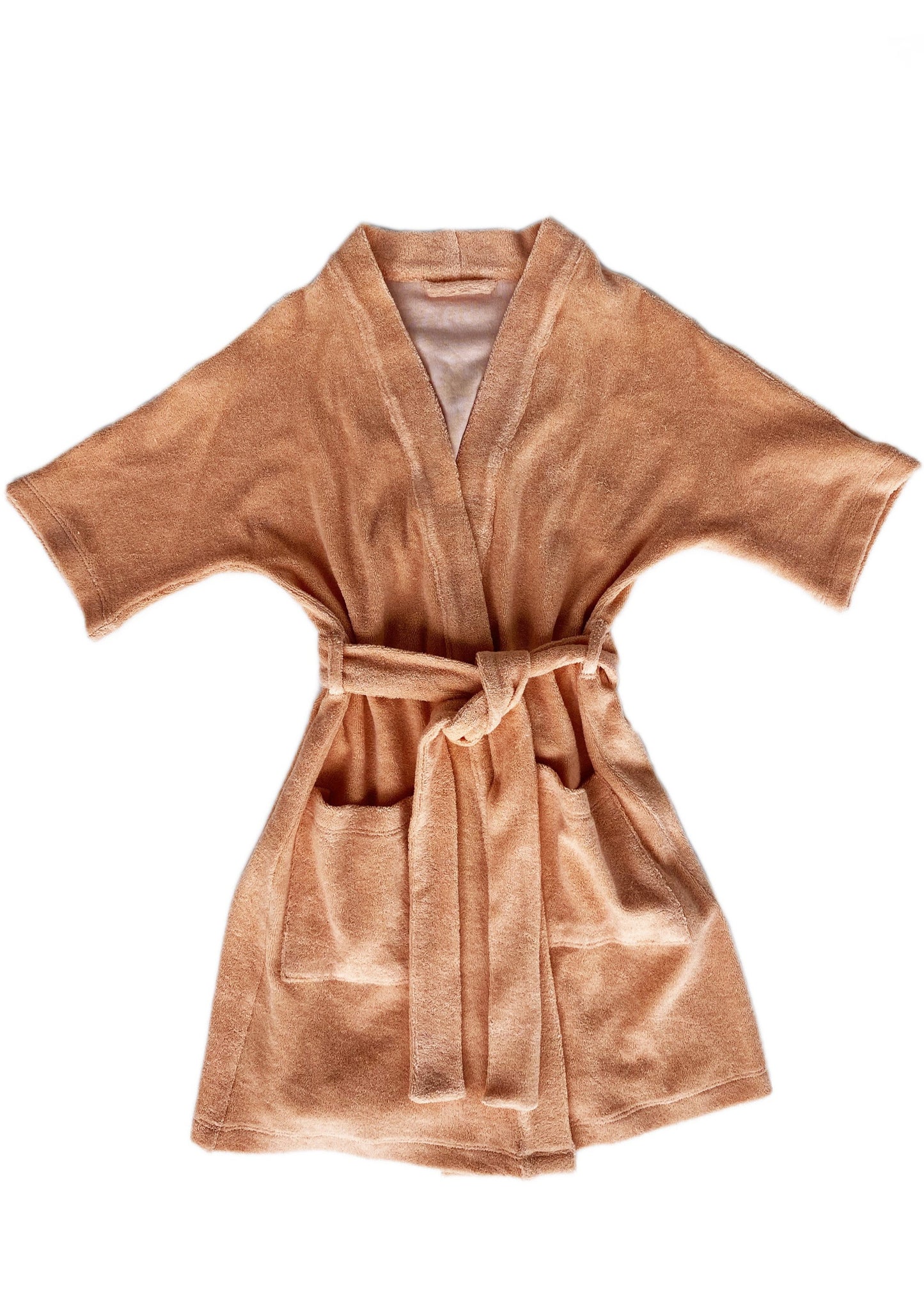 Sunday Terry Beach Robe - Peach Nougat